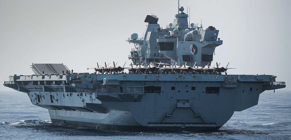 BREAKING - Defence Minster James Cartlidge says “no truth whatsoever” in reports the UK’s aircraft carriers are unable to deploy to the #RedSea because of Navy recruitment crisis. He confirms to @CamillaTominey that both carriers are “at readiness” in Portsmouth, and “available…