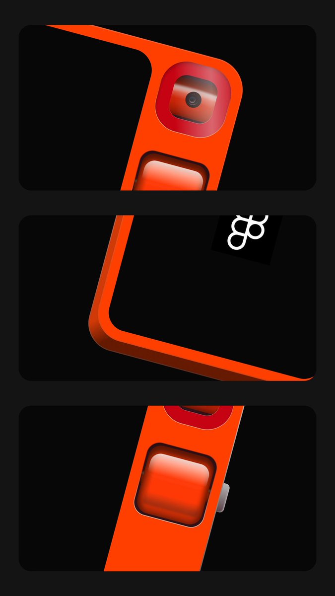 ChasedByTom's tweet photo. Made this short faux tilt animation of the new Rabbit r1 device in Figma. 

#r1 #RabbitR1 #figma #motiondesign https://t.co/riXyHRbHj4