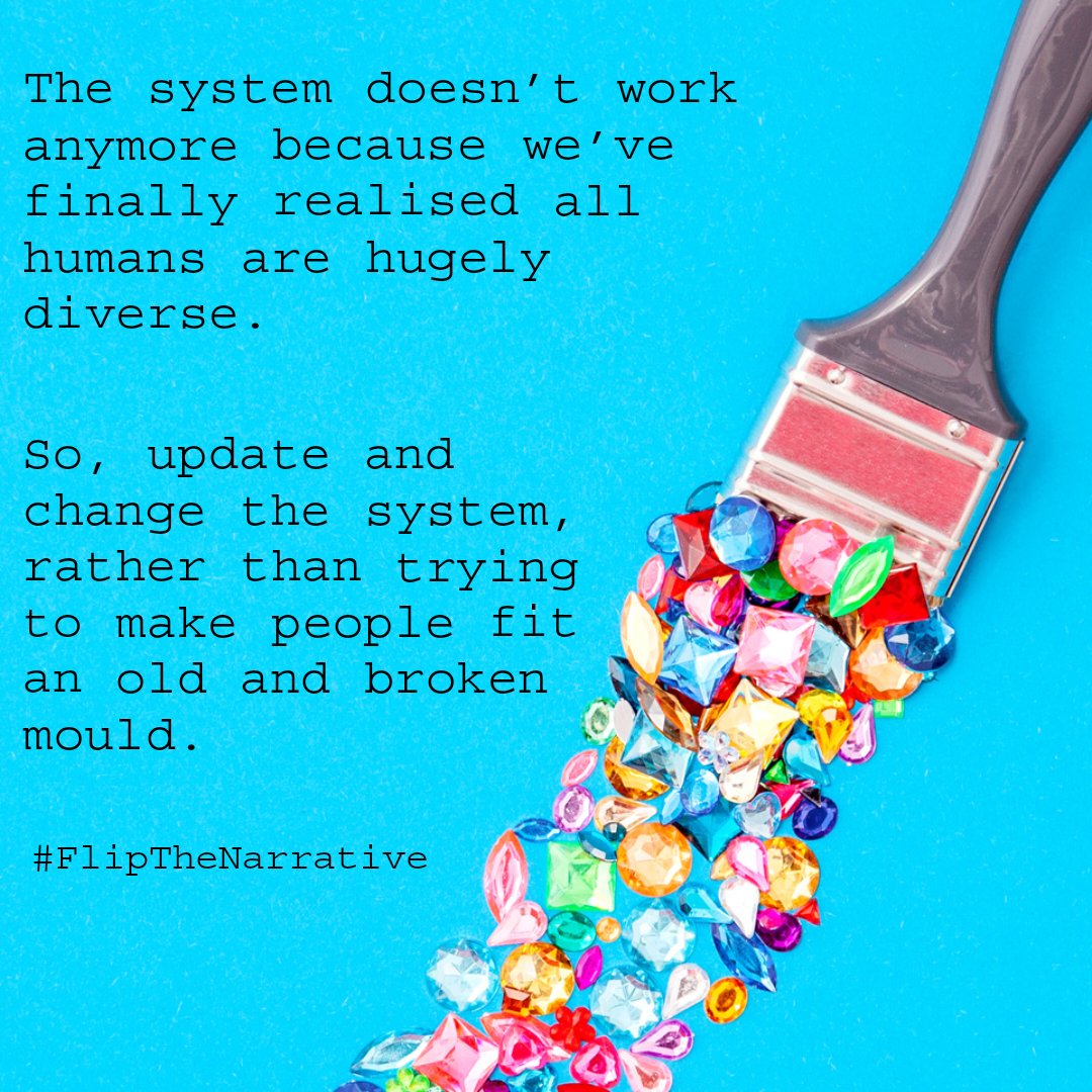 elly_chapple's tweet photo. Fix the system, so it works for every human. 

#FlipTheNarrative 💜 https://t.co/Q9dEfgsjSX