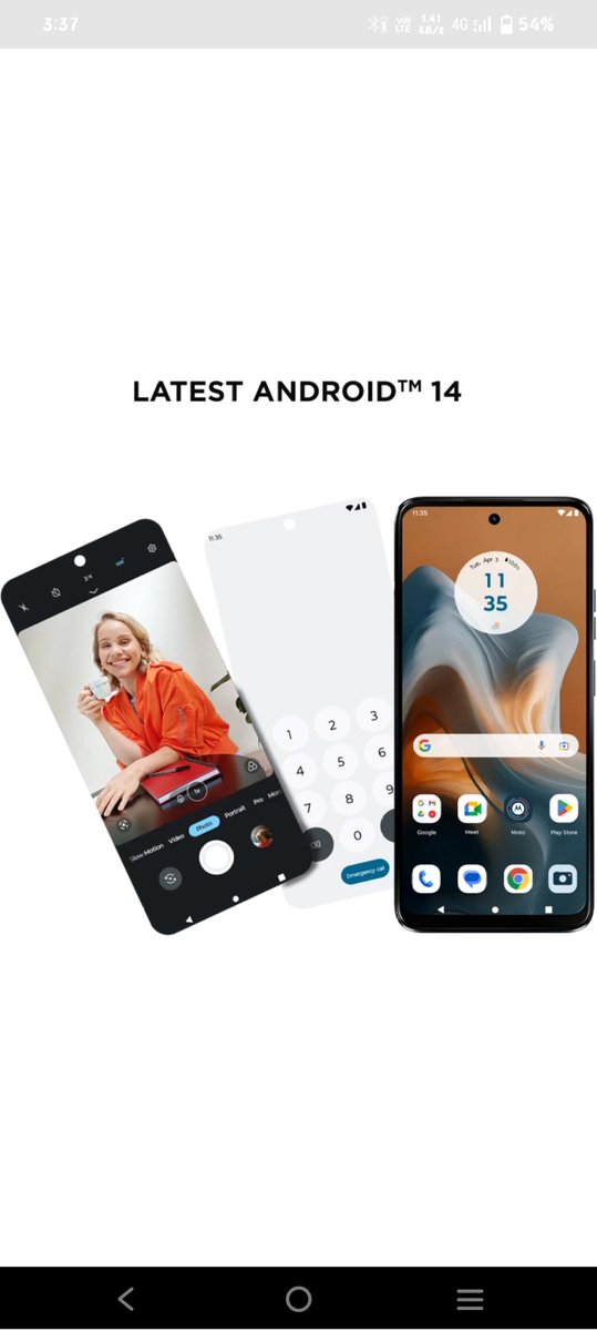 #MOTOG34 @motorolaindia 
My Favourite features is Letest Android 14 

@Shalu_Nandini09 @Ramprasad43 @Rahuldada024 @Chhayadhamecha @sonuujjawal26 @blessedkamal