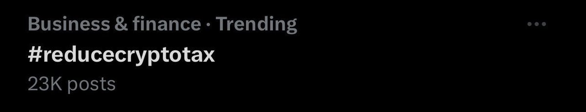 PushpendraTech's tweet image. #reducecryptotax is now trending in India 

Repost and like 👍 
Let’s make 100k posts
