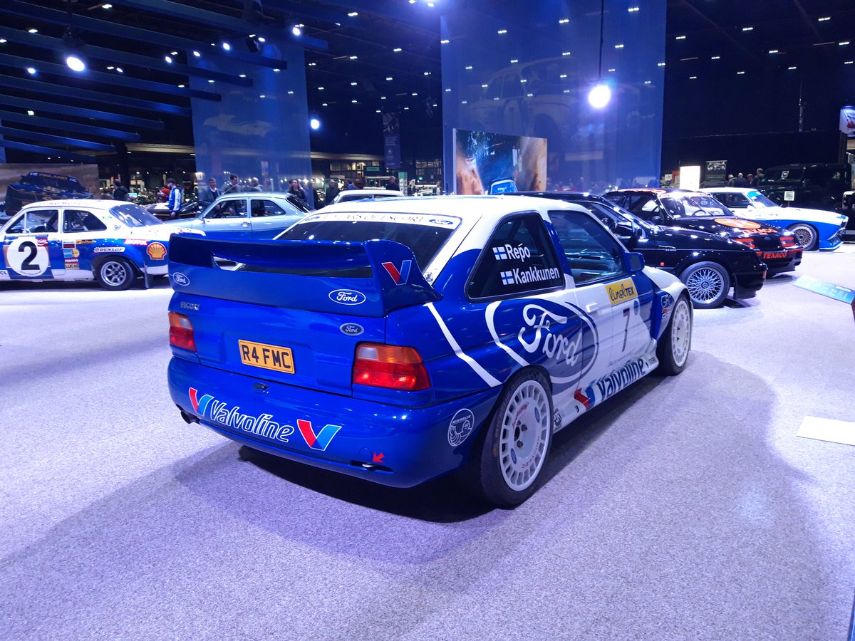TdirezerGeert's tweet photo. #interclassics #maastricht #fordescort #WRC 1998 Driven by Juha Kankkunen https://t.co/SbxeejjAZt