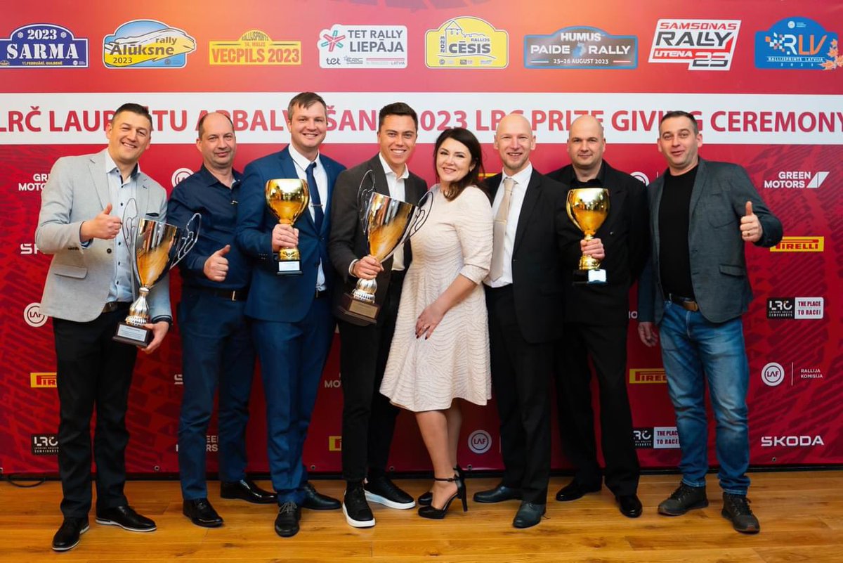 2023.g. sezonas izskaņā tikām pie LAF specbalvas 🏆par sasniegumiem ERČ un 🇱🇻 popularizēšanu pasaulē. Milzīgs paldies visai rallija saimei! Jūsu atbalsts bija jūtams visas sezonas laikā, itsevišķi Liepājas rallijā. Īpaša pateicība #RallyBuhariki par fantastisko finiša atmosfēru!