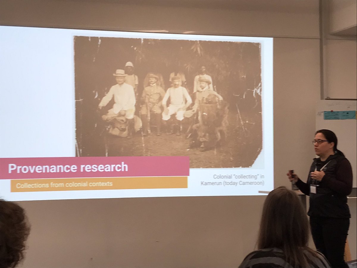 Sabine von Mering @SvMering führt am dritten Tag von „#Provenances loves Wiki“ in die #Provenienzforschung am #Museum für Naturkunde ein. Das @mfnberlin ist auch ein Partner in <a href="/nfdi4objects/">NFDI4Objects</a>. <a href="/WikimediaDE/">WikimediaDeutschland</a> #plw24