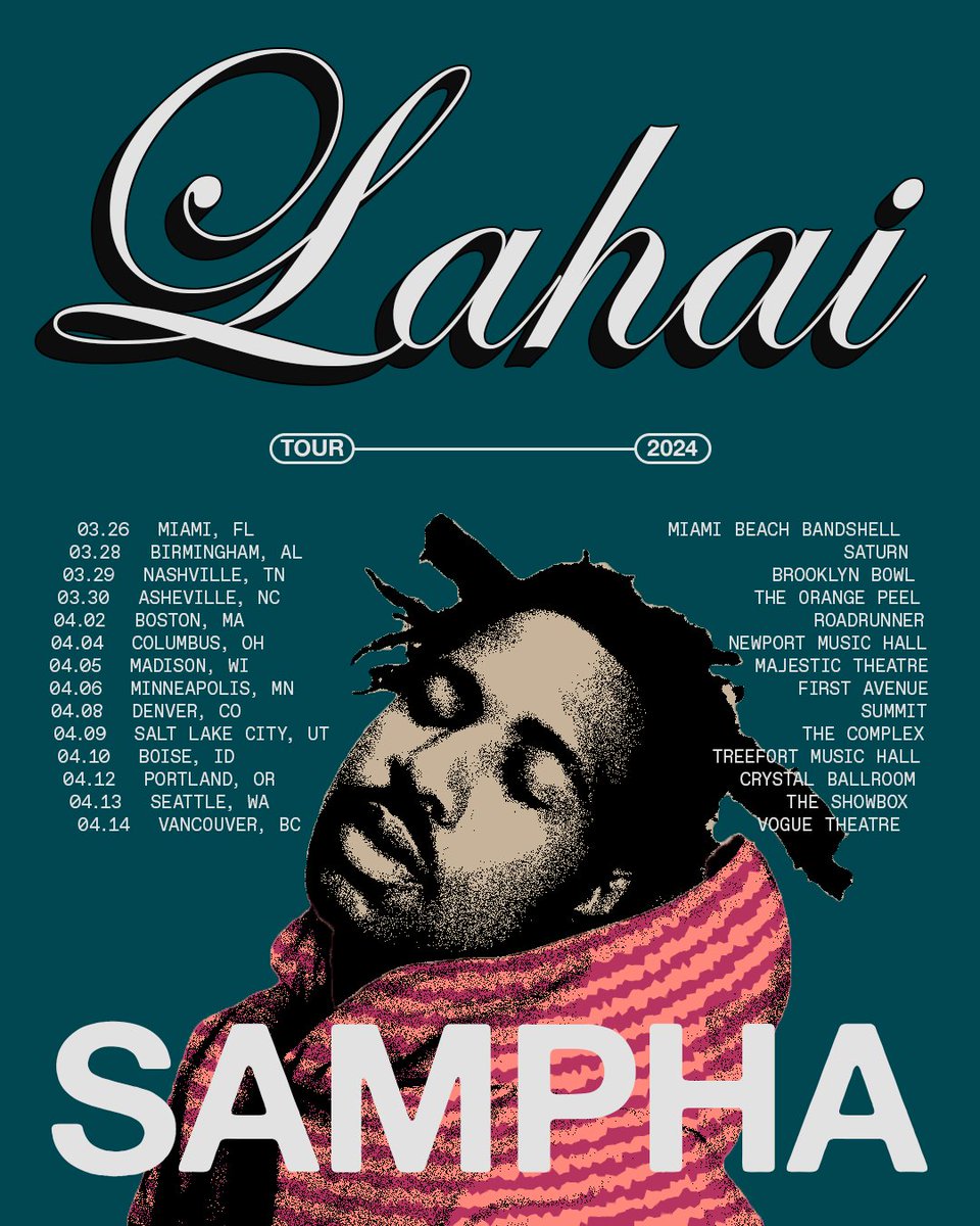 StudioN6VMBR's tweet photo. @Sampha — Lahai North American Tour 2024

Concept, Art Direction &amp; Design by Studio N6VMBR©

[2024] https://t.co/Gxx2QS4OFT