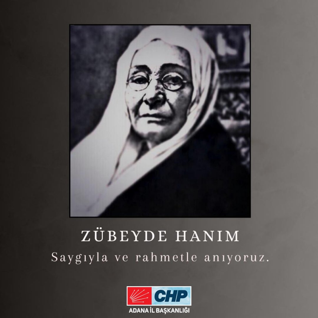 O bu vatana bir evlat verdi,
O evlat bu vatanı kurtarıp,
küllerinden yeniden var etti...

Vefatının 101. yılında, saygı, minnet ve rahmetle anıyoruz.

#ZübeydeHanım