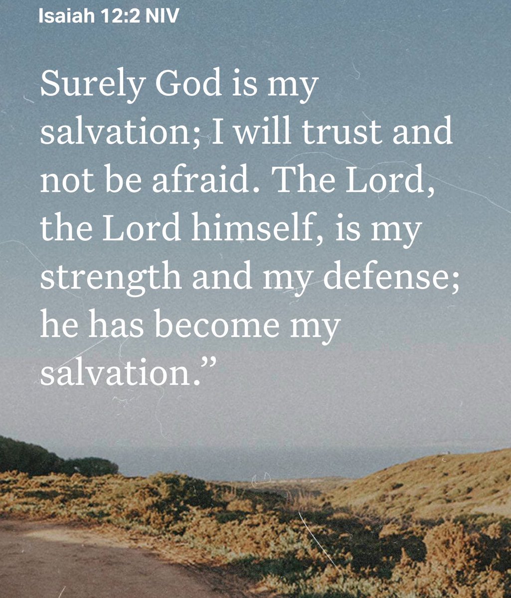 malave919's tweet photo. I will TRUST and NOT be afraid. For you oh Lord are my STRENGTH & DEFENSE 💪🏽
#godislove #jesus #love #godisgoood #bible #jesuschrist #godsword #bibleverse #activebodylifesstyle #morningcardio #devotional https://t.co/lufvMOoY7v