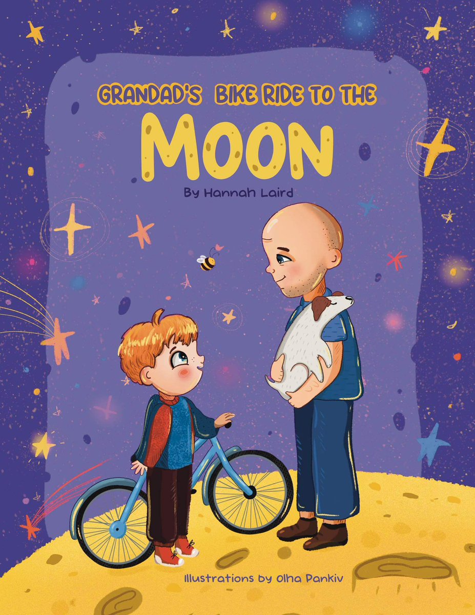 HannahWarren91's tweet photo. Good morning everyone.

Thought I would share my children’s book with twitter world ❤️🚴🏻‍♂️🌕

https://t.co/ldIy6hvOVs

#Grief #childrensbook #author #grandad #moon #loss #BooksWorthReading #amazon #selfpublishing #Book https://t.co/blikDMKKMq