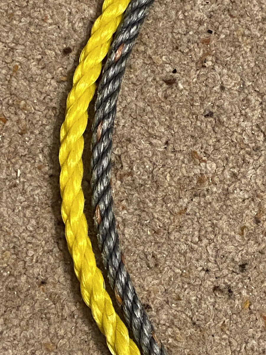 CornishSpliced's tweet photo. Weβve also made some traditional leads in the salvaged 1cm Sunshine yellow ghost gear rope that was kindly donated to us from our adventuring friends at Marsden Bay.
Giving both ropes a New Lease of Life
https://t.co/wQ54CHqDxF
#rePURPOSEDinCORNWALL
#MakingADifference https://t.co/W5QkMmUhEX