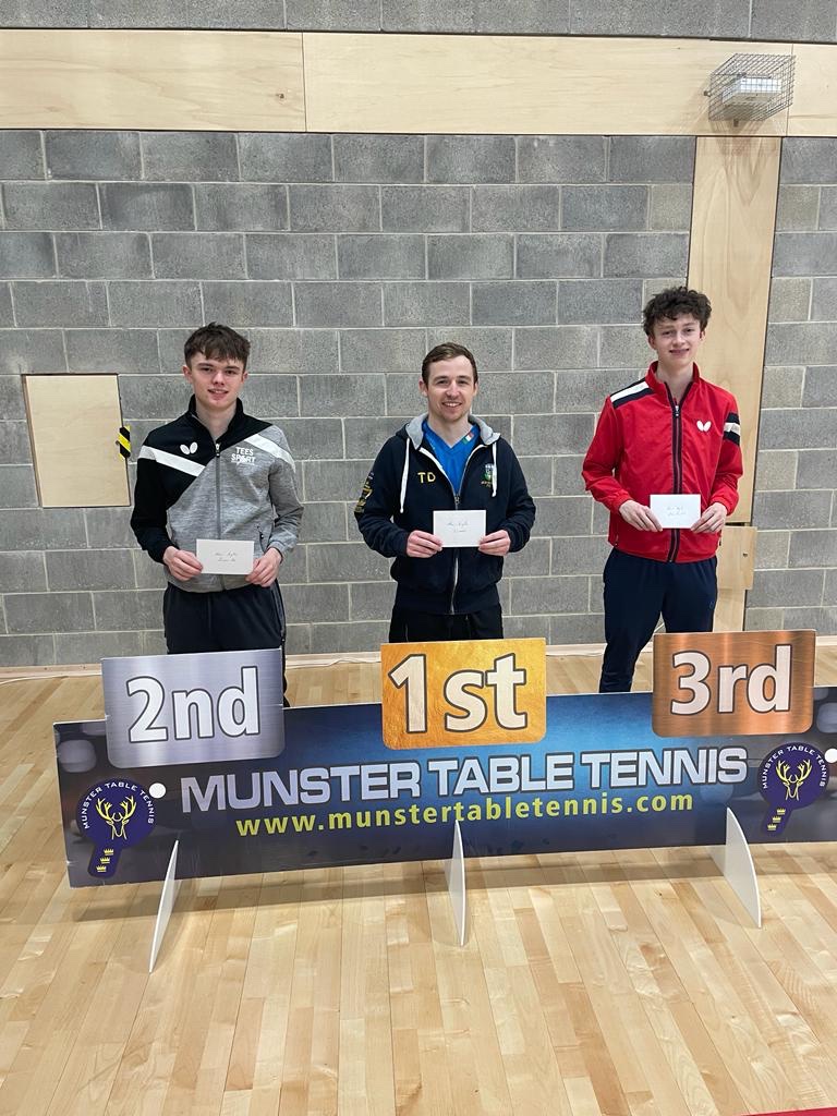 ttulster's tweet image. MUNSTER OPEN Table Tennis Championships 2024 - Men's  Results
Thomas Davis🥇
Adam Faulkner🥈
Joe Sheard and Ben Watson🥉🥉
Congratulations to all 👏👏🏓