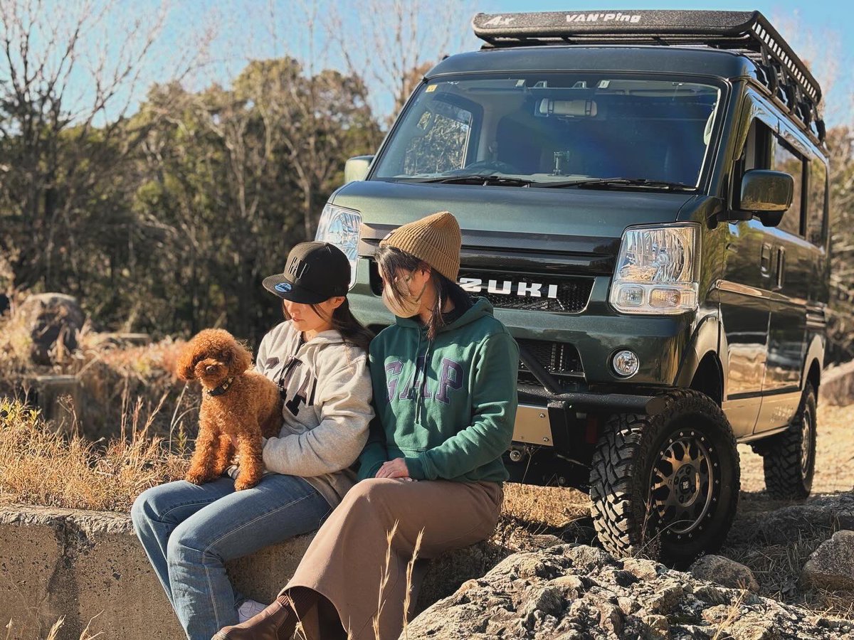 vanping_saga's tweet photo. vol.オフロード女子

#フィールド佐賀大和 
#オフロード 
#offroad 
#九州絶景
#九州旅行
#九州観光 
#vanping佐賀
#vanping
#バンピング
#軽キャン
#カスタム
#アウトドア
#車中泊
#ドライブ
#キャンプ
#キャンピングカー
#リフトアップ
#エブリイ
#DA17V
#佐賀県
#鳥栖
#福岡
#筑紫野
#久留米 https://t.co/1UtWNx9Bmj