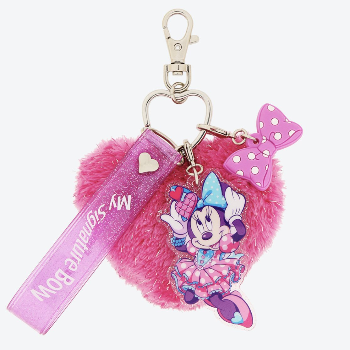 お品切れ】 『ミニーのファンダーランド』のキーチェーンとぬいぐるみ