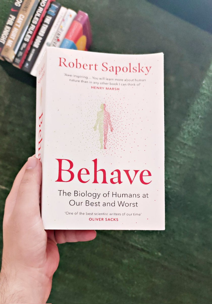 booksmyrefuge's tweet photo. Behave" explores the complex interplay of biology, neuroscience, psychology, and culture to understand human behavior.

The book covers topics such as aggression, empathy, morality, and decision-making, offering a comprehensive examination of the forces that drive human behavior. https://t.co/XrWzHvEvtx