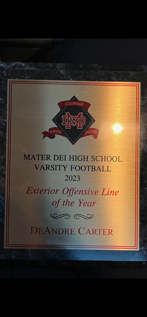 Truly a blessing and an honor to receive this award. @MDFootball