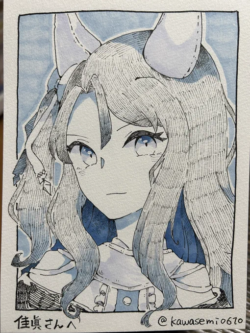 今日お譲りしたイラスト達✨✨ 全員同じ向きなのすみません😭