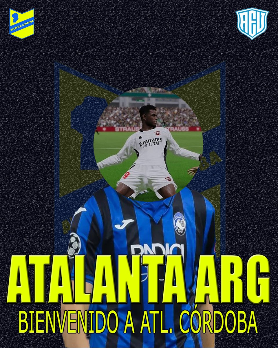 ¡ATALANTA NUEVO REFUERZO!

El enganche viene de <a href="/OlimpiaGang/">𝐶𝐿𝑈𝐵 𝑂𝐿𝐼𝑀𝑃𝐼𝐴 𝐺𝐴𝑁𝐺</a> , le compramos el pase al club y el jugador firmó hasta el final de la temporada de <a href="/LigaAEU/">ᴀᴇᴜ / LA LIGA MÁS URUGUAYA</a> 

¡BIENVENIDO <a href="/AtalantaArgLiga/">AtalantaAR9</a> !