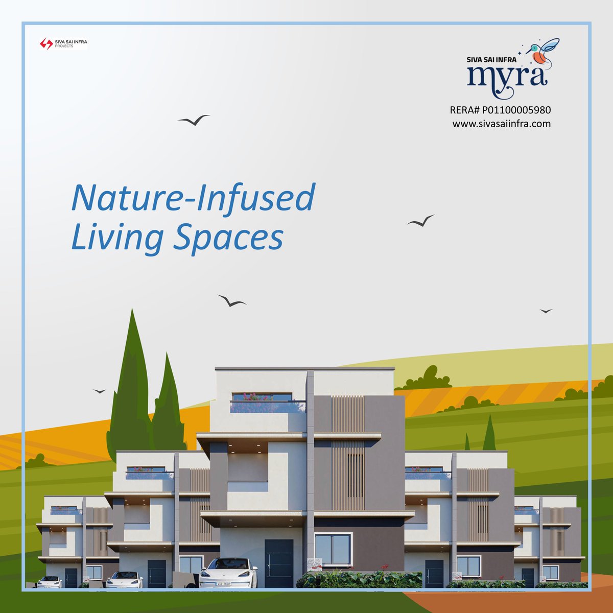 Where greenery thrives and nature meets design. Our communities prioritize open spaces, lush gardens, and green living for harmony with the environment.
#greenliving #GreenCommunities #SivaSaiInfra #MyraProjects #kollur #SivaSaiInfraproject #RealEstate