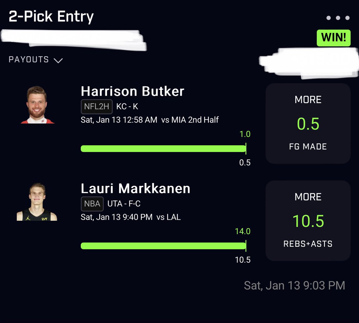iiMxcki's tweet photo. The greens look so beautiful ๐ฉ cash em
-@iiMxcki on the picks ๐๐ธ๐พ
Apps : Dabble / Hardrock Bets
Use Code : ๐๐พ @iiMxcki on both apps
Like ๐๐พ & Retweet ๐ if i should start posting my plays!
#PrizePicks #PrizePicksNBA #NBA #PropsBets #NBAX #PlayerProps #DFS #PrizePricksCBB #PlayerProps #Giveaway #Mamasweeps #GamblingX #GamblingTwiiter