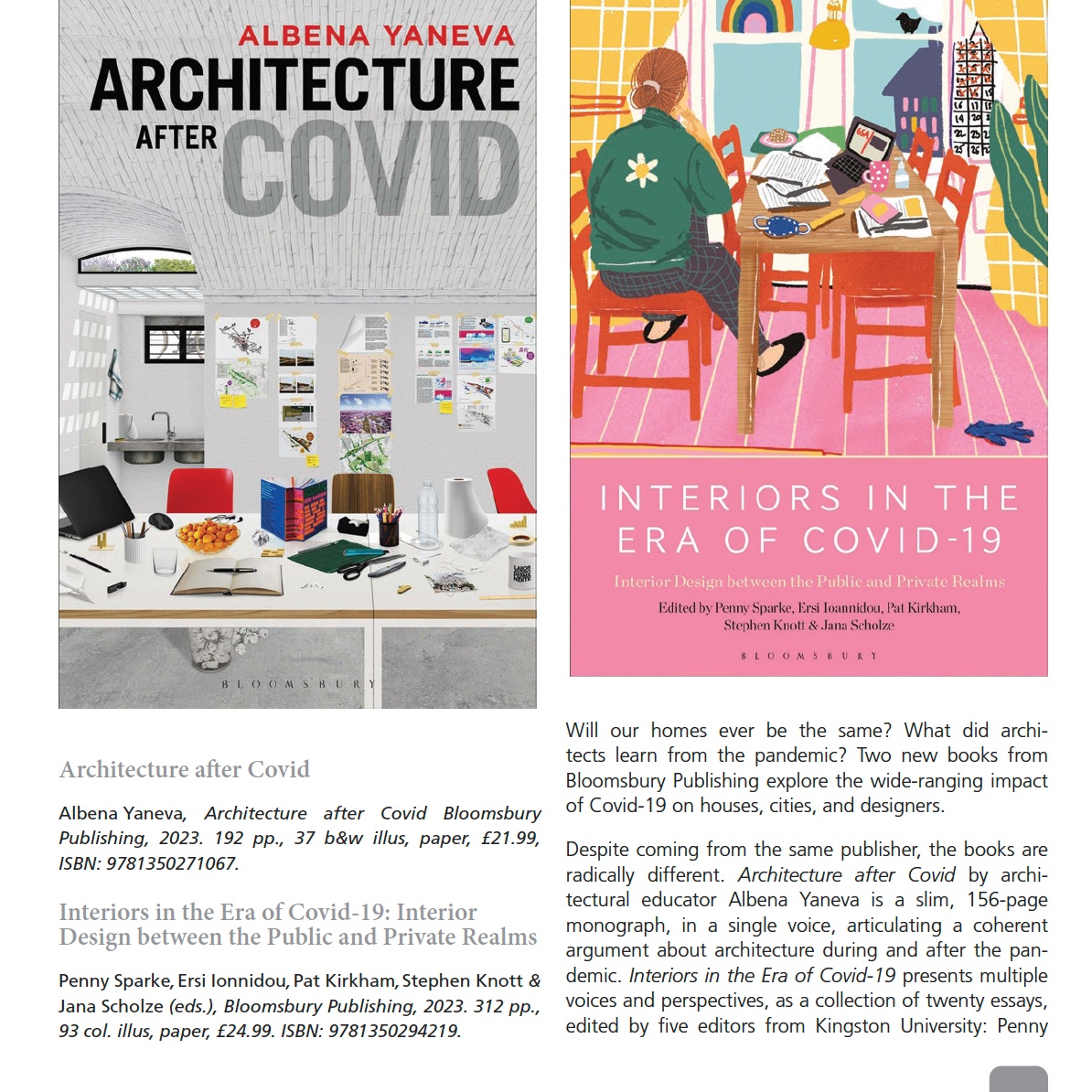 A new review of 'Architecture after COVID' by
@AdamsAnnmarie in @JoDesignHistory 👇
shorturl.at/hjGTV