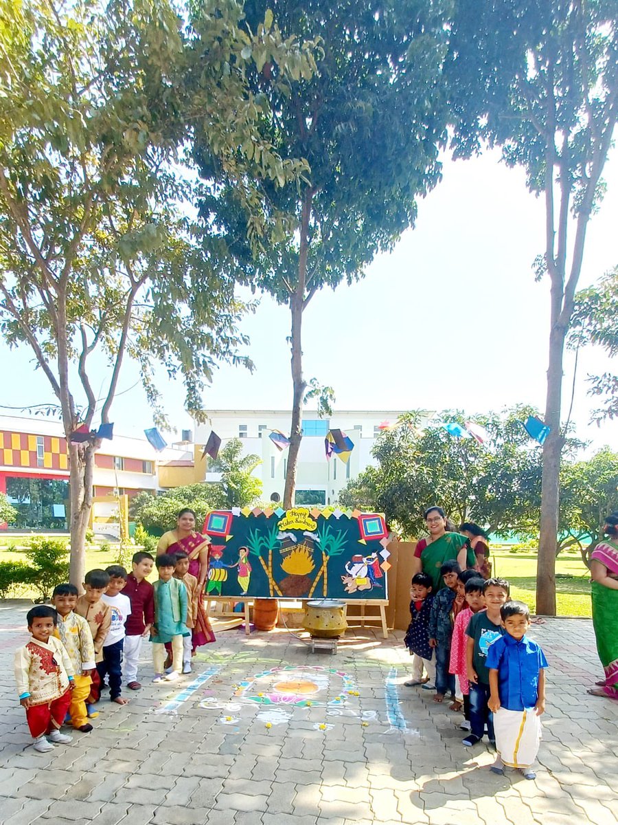 GDIS987's tweet photo. On the auspicious occasion of Makar Sankranti, thanking the sun, the greatest source of life, light and growth, we dedicated a day to celebrate nature within the Green Dot campus.

#greendotinternationalschool  #bestinternationalschool #makarsankranti2024 #Sankranthi https://t.co/yhhGmOVszV