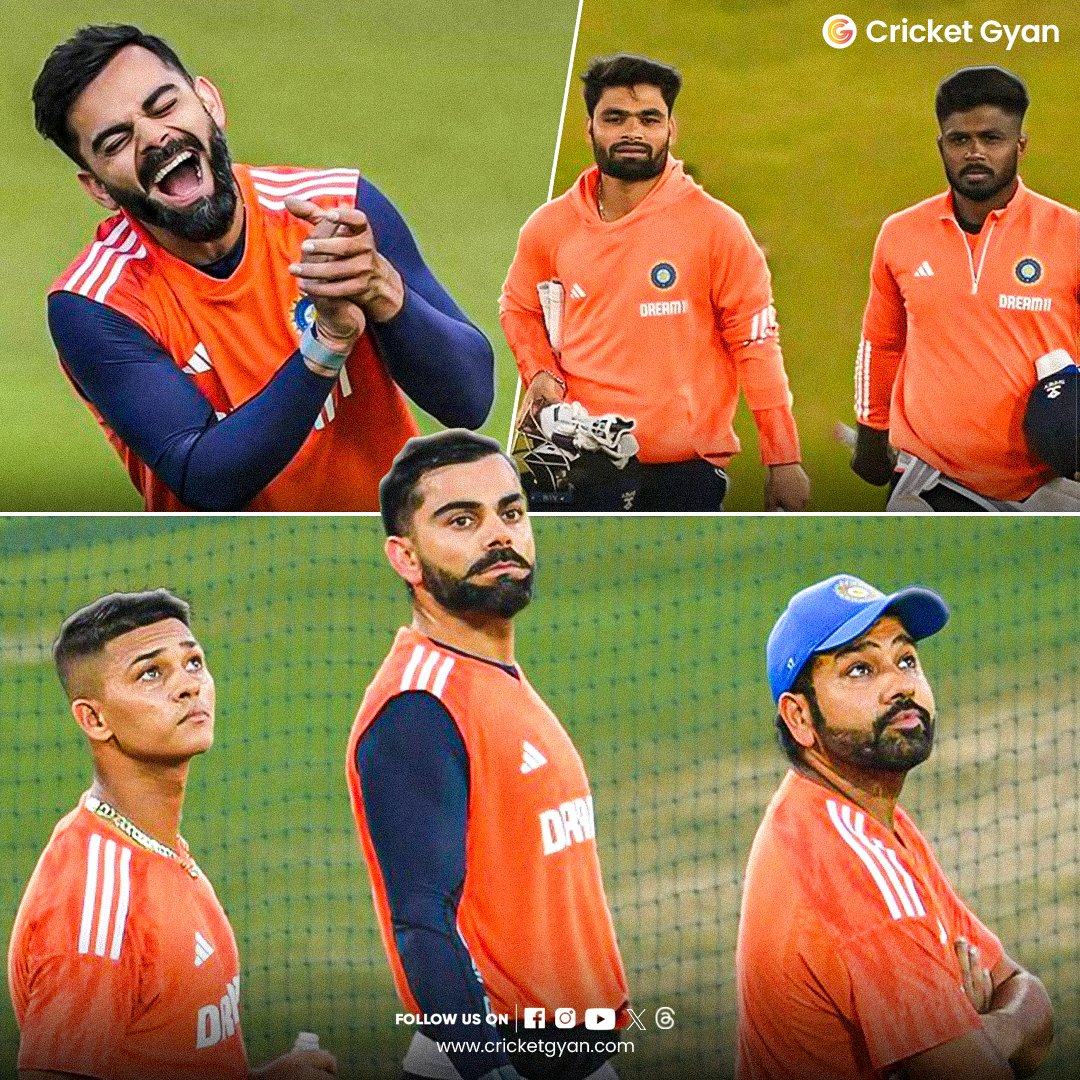 cricketgyann's tweet photo. On Saturday, Team India had a practice session ahead of 2nd T20I at Holkar Stadium, Indore.

#practicesession #netsession #viratkohli #kingkohli #viratkohlinews #toporder #rohirat #roko #rohirat💞 #openers #sanjusamson #rinkusingh #cricketupdates #cricketgyan https://t.co/erfENjVhko