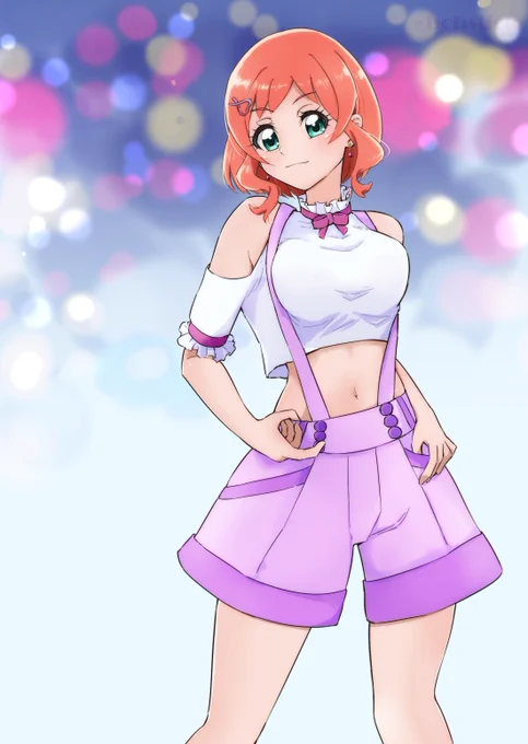 いろはさんの私服がすごかったので描いた