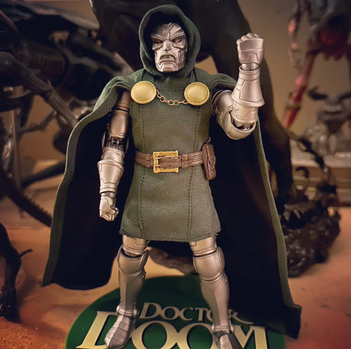 Got myself a Marvel One:12 collectible Doctor Doom statue from @replaytoys_hv today. @marvel #marvel #marvelcomics #doctordoom #collectiblestatues