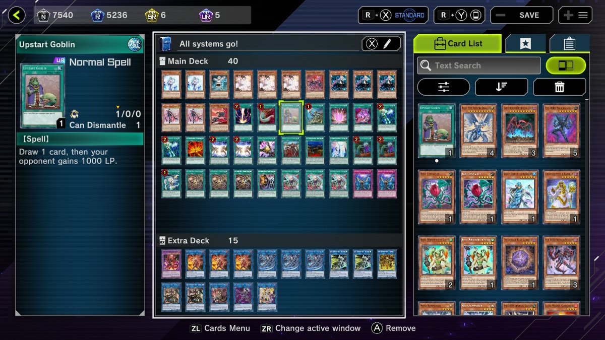 dbeeeTV's tweet photo. finally got upstart #YuGiOhMASTERDUEL #NintendoSwitch https://t.co/A02JwBj13Z