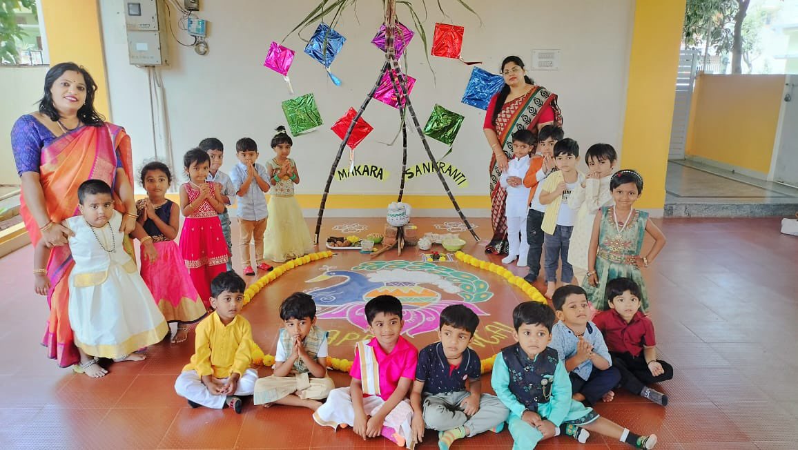 GreendotM's tweet photo. Makara Sankranti celebration at Chandapura Branch

#greendotmontessorischool #bestmontessorischool #preschoollearning #montessorieducation #montessori #montessorischool #makarsankranti2024 #sankranthi #pongalcelebration https://t.co/tBXe45aNPj