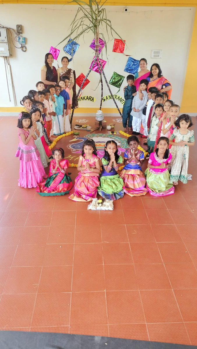 GreendotM's tweet photo. Makara Sankranti celebration at Chandapura Branch

#greendotmontessorischool #bestmontessorischool #preschoollearning #montessorieducation #montessori #montessorischool #makarsankranti2024 #sankranthi #pongalcelebration https://t.co/tBXe45aNPj