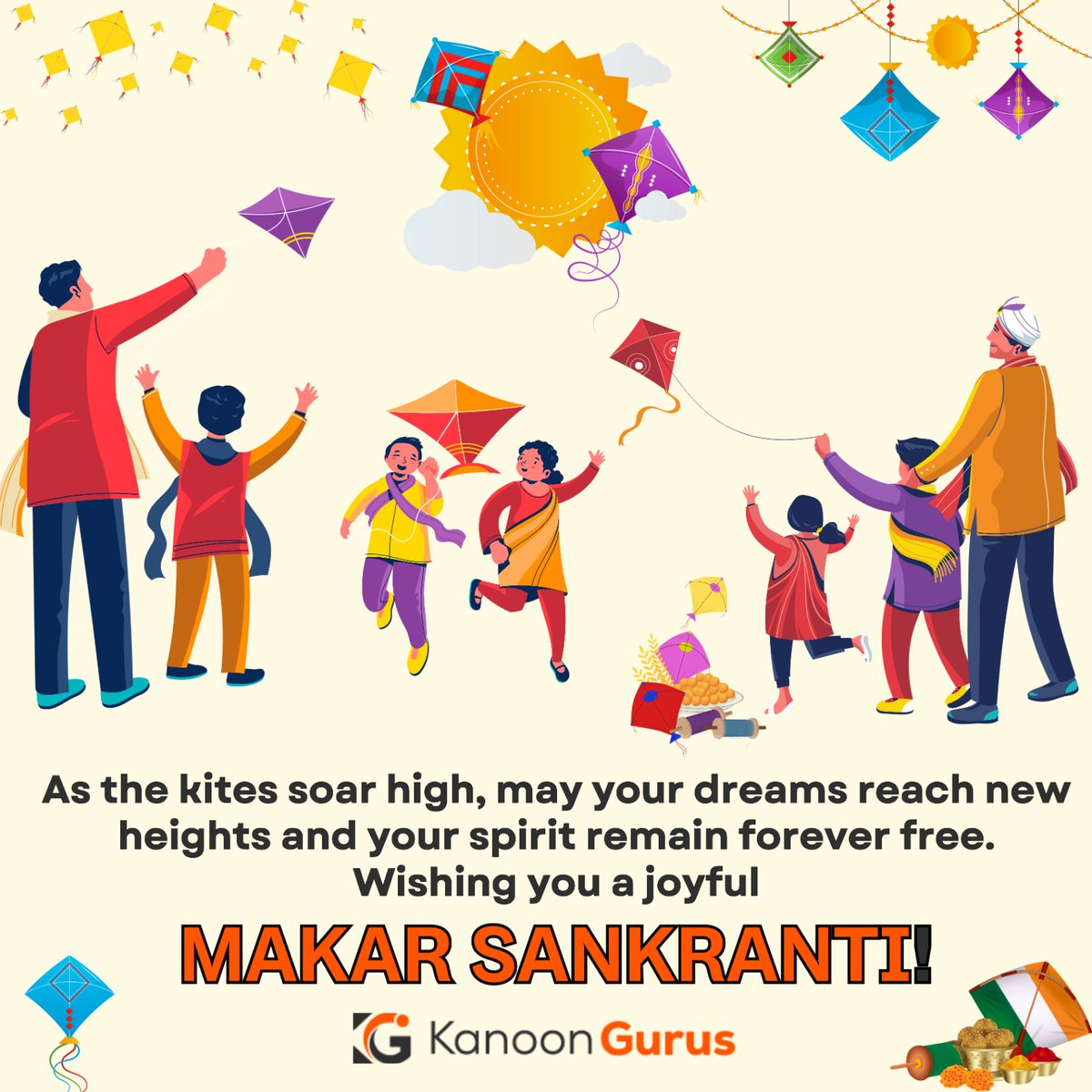 KanoonGurus's tweet photo. Wishing you a cheerful and lively Makar Sankranti! 🪁 May the sun emanate harmony, success, and fresh starts into your life. Blissful Makar Sankranti! ☀️✨#makarsankarnti2024,#happymakarsankarnti #makarsankarnti #special #craft, https://t.co/1JWTmJinqV