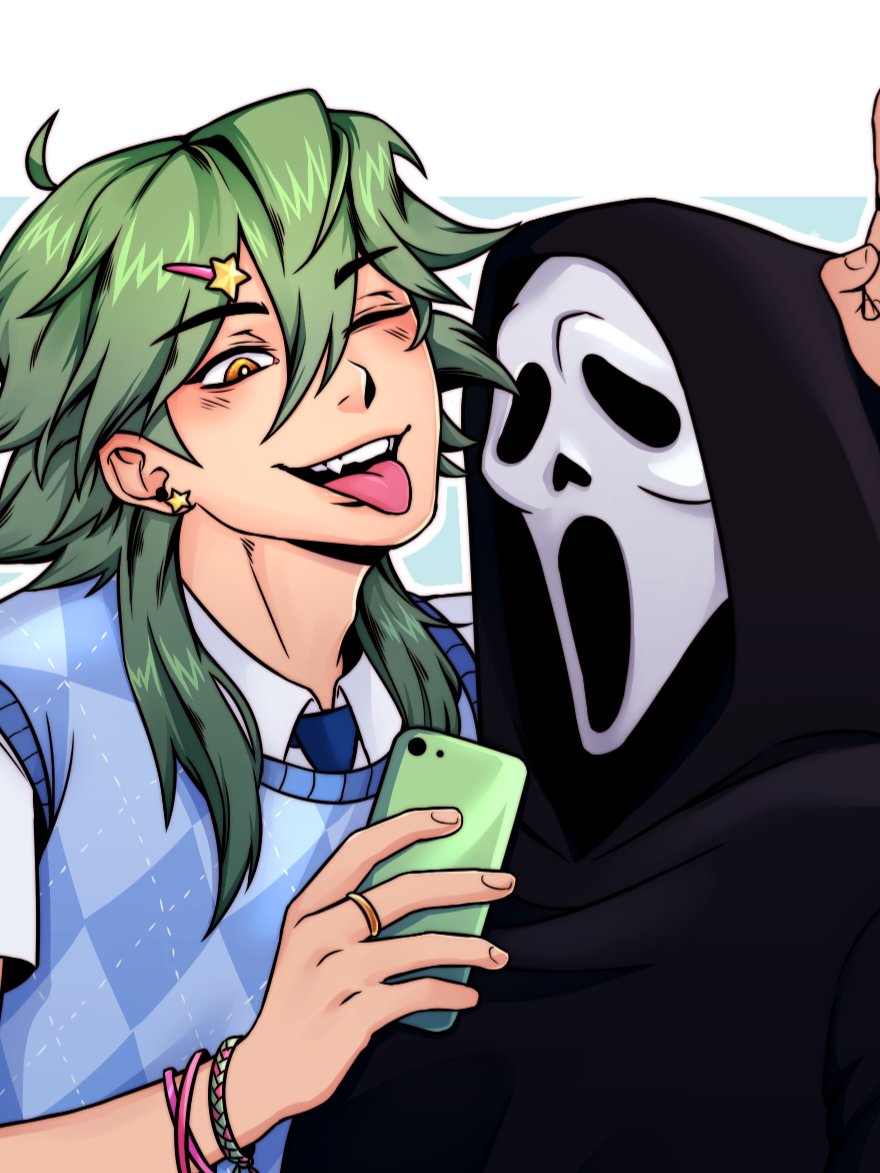 horrowmay's tweet photo. More Ghostface Kayn ft. Ezreal 💜💚 #Ezreal #Kayn #Ezkayn #Heartsteel #LeagueOfLegends https://t.co/GgTn0qovqk