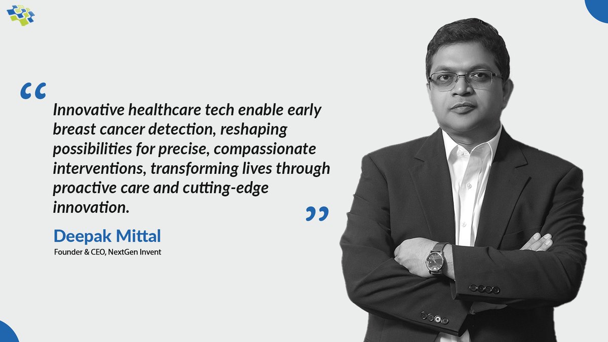 NextGen Invent (@nextgeninvent) on Twitter photo Our leader, <a href="/DeepakMittal/">Deepak Mittal</a>, shares a compelling quote on the pivotal role of tech advancement for early detection. Read the blog on technological advancement for breast cancer detection: nextgeninvent.com/blogs/technolo…
#breastcancer #EarlyDetection #nextgeninvent #leadershipquote Our leader, <a href="/DeepakMittal/">Deepak Mittal</a>, shares a compelling quote on the pivotal role of tech advancement for early detection. Read the blog on technological advancement for breast cancer detection: nextgeninvent.com/blogs/technolo…
#breastcancer #EarlyDetection #nextgeninvent #leadershipquote