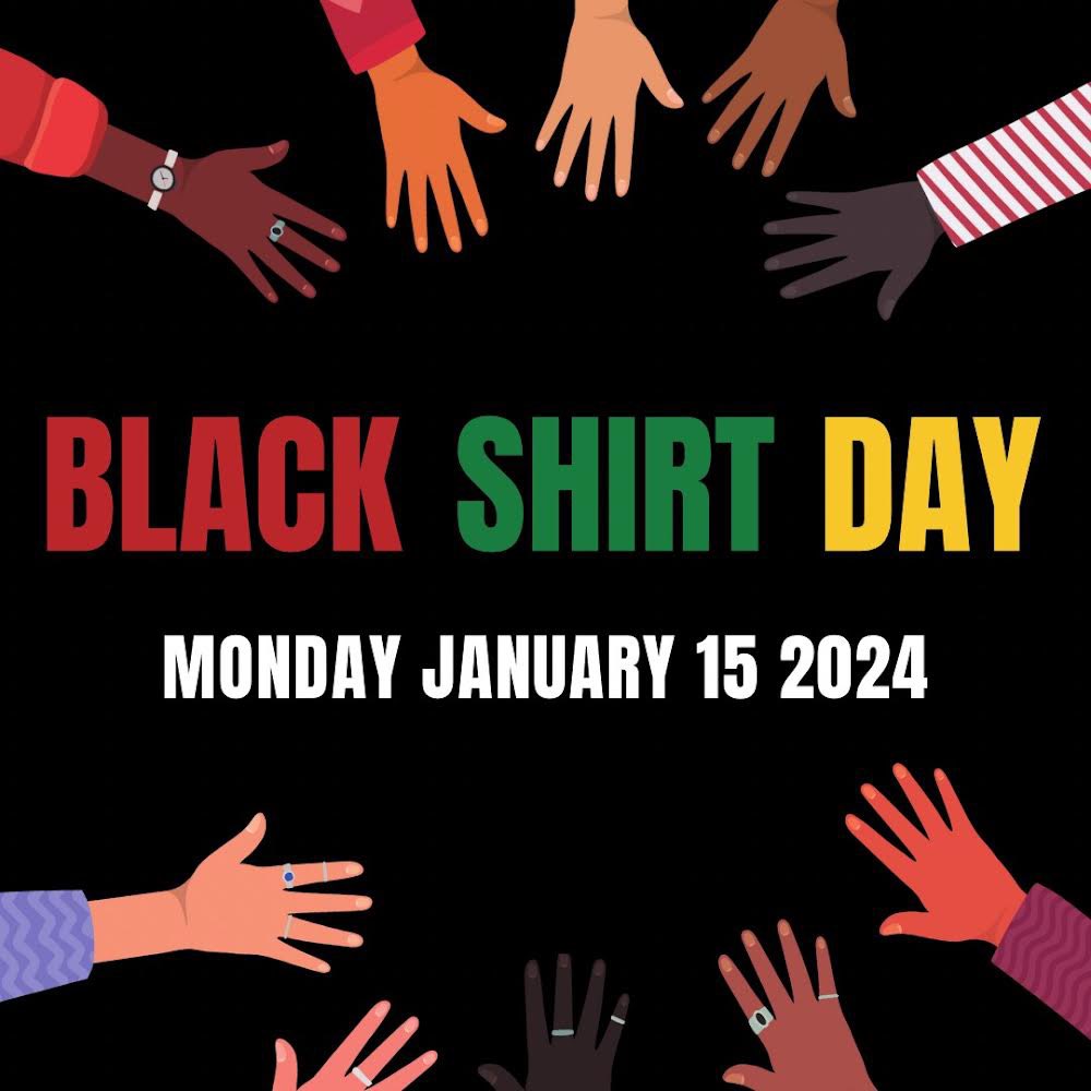 The annual Black Shirt Day 2024! Join us and celebrate ! #blackshirtday