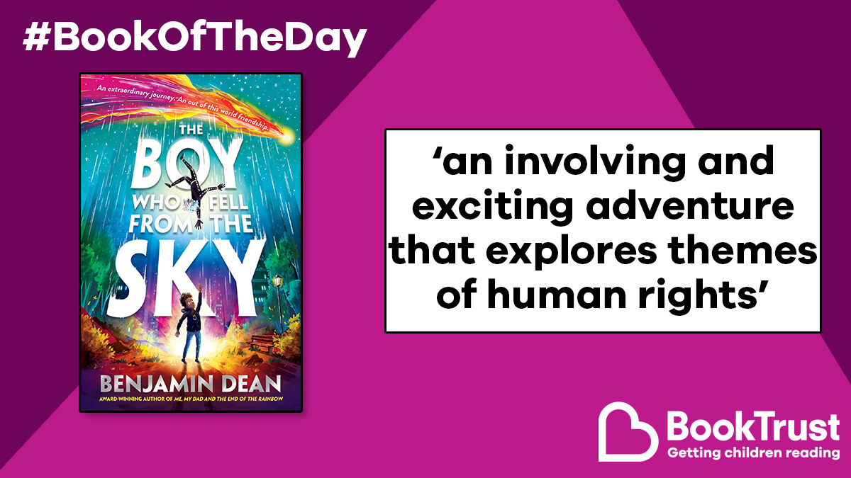 Our #BookOfTheDay is a wonderful, charming tale about friendship, kindness, and seeing things from other people's perspectives. Do not miss #TheBoyWhoFellFromTheSky by @NotAgainBen: booktrust.org.uk/book/t/the-boy… @simonkids_UK