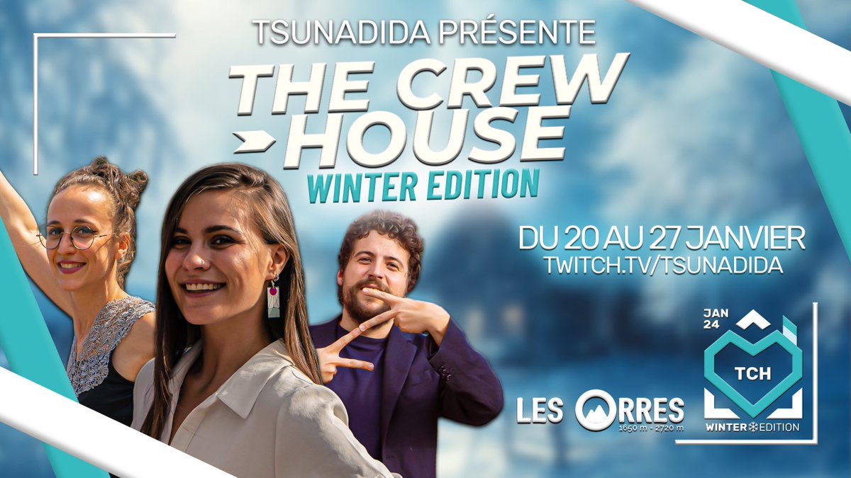 Je me réjouissais tellement de vous en parler omg😊
Les capitaines d'équipes <a href="/LuttiLutti_/">Lutti</a> <a href="/Killimias/">Killimiäs</a> et moi même sommes prêts à tout donner pour voir notre équipe rouler sur les autres💥
Rendez vous du 20 au 27 janvier à la station <a href="/Les_Orres/">Les Orres</a> pour suivre la compétition ! #TCH