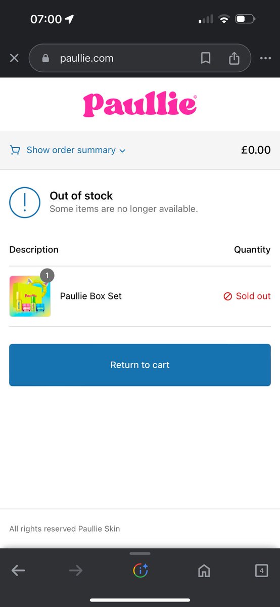 rubyndm's tweet image. the way i was on the website ten minutes before and as soon as it went live clicked add to basket then this happens.. @paullieskin set an alarm and stopped a good asf dream too smh