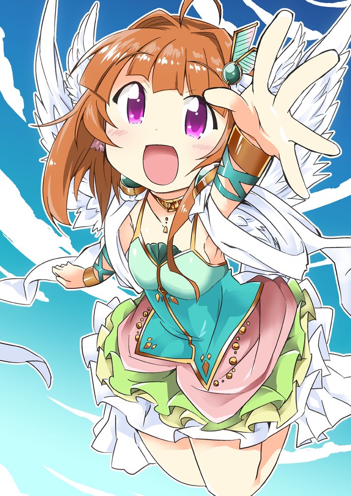 「今年で10周年を迎える『白猫プロジェクト』の 自分にとってのMVPはエクル! ぜ」|観城はるか＠skeb募集中のイラスト