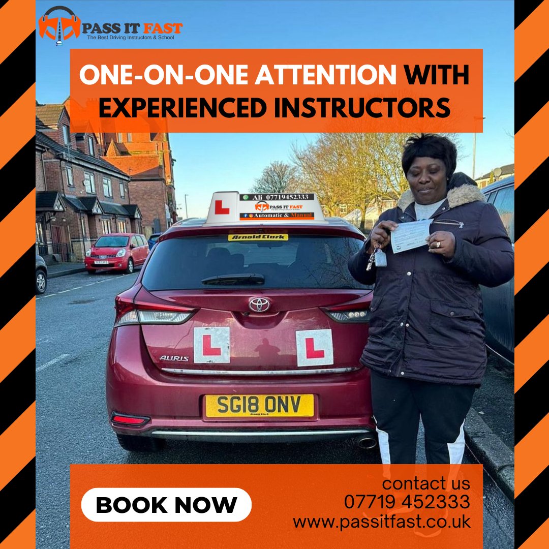 PASSITFAST's tweet image. Benefit from one-on-one attention with experienced instructors who tailor lessons to your individual needs.
▪Call and WhatsApp 📞 07719-452333
 #RapidDrivingCourse #DrivingSchool #PassInWeek #IntensiveLessons #AcceleratedDriving #DrivingGoals #passitfast