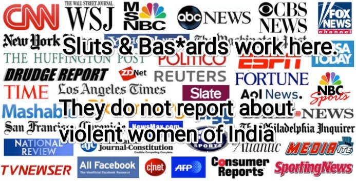 S &amp; B work here.

They do not report about violent women in India.

#1CroreAlimony

(This is our new S &amp; B campaign.)