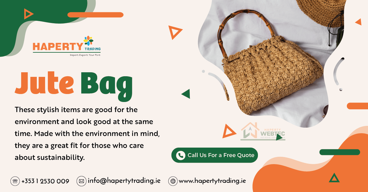 HapertyTrading's tweet photo. Our Jute Bags are not only fashionable but also very durable. Built to last, they make it easy to take your things and guarantee that they will last. Feel the power and grace of a long-lasting style that is both elegant and sturdy. 😄

#jutebagdeals
#jutebagsforsale
#jutebags https://t.co/52JQSetY1A