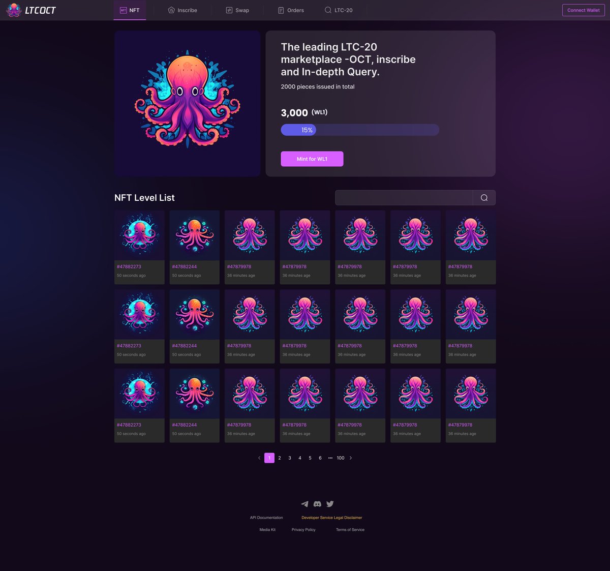 ltc20_pro's tweet photo. The 2nd Version of #LTCOCT has opened , with #WalletConnect and #NFT query.
Check the authenticity of #LTCOCT in your #wallet in https://t.co/E2XX3k2UNh now! @ViewsOfChris
OTC has opened already like this.
https://t.co/DQLA8XCzIx
Tick:#LTCOCT
Type:buy
Price:8U/per
QNY: 5 https://t.co/c23EWEb0dG