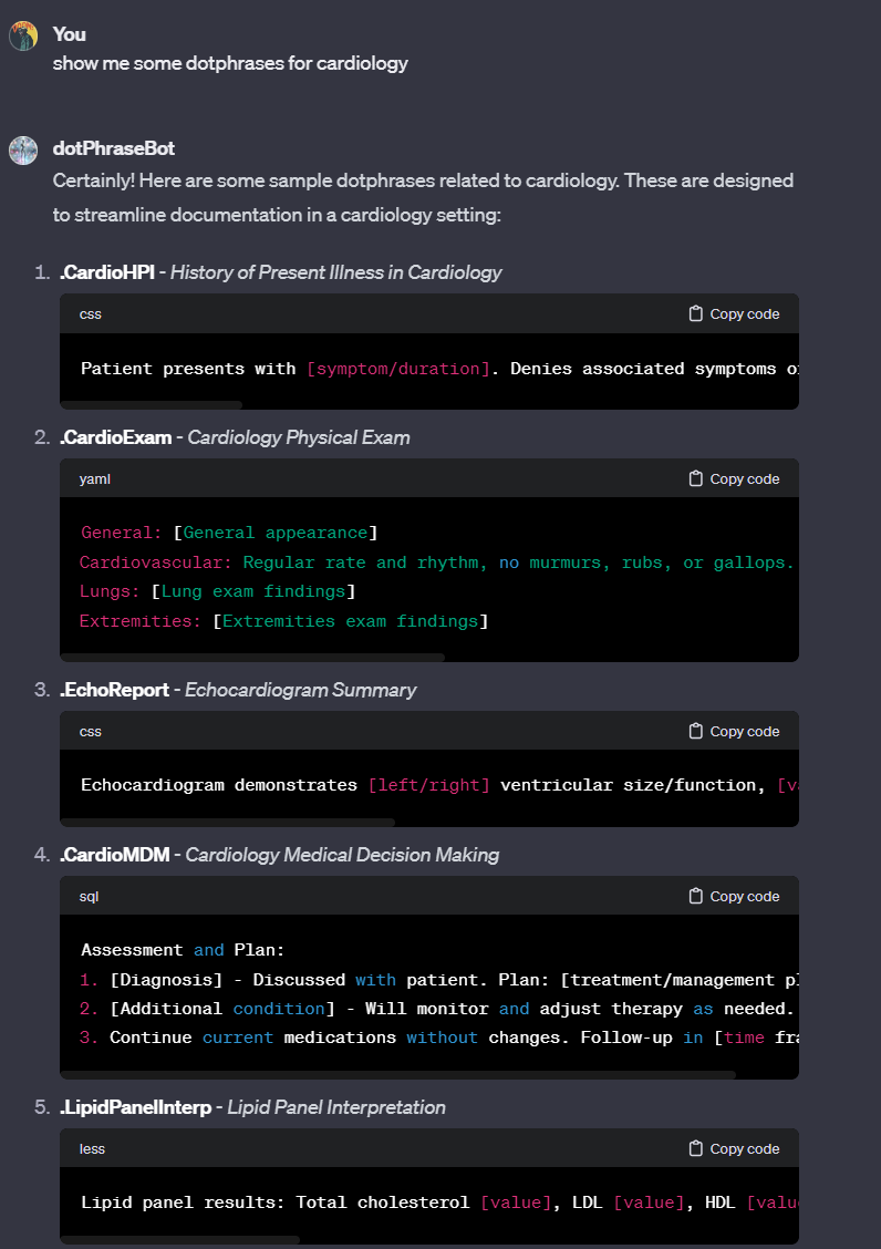 chadturd2's tweet image. Made this GPT for clinicians documenting in the EMR.

chat.openai.com/g/g-mznSMTNuz-…

#Cerner #MedTwitter