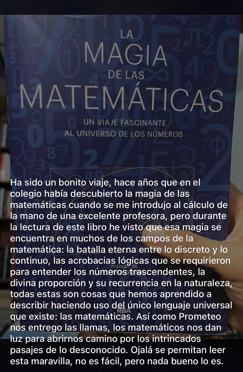 6o4cJ's tweet photo. La Magia de las Matemáticas - Fernando Corbalán, Enrique Gracián y Joaquín Navarro https://t.co/N8tx60nbqw