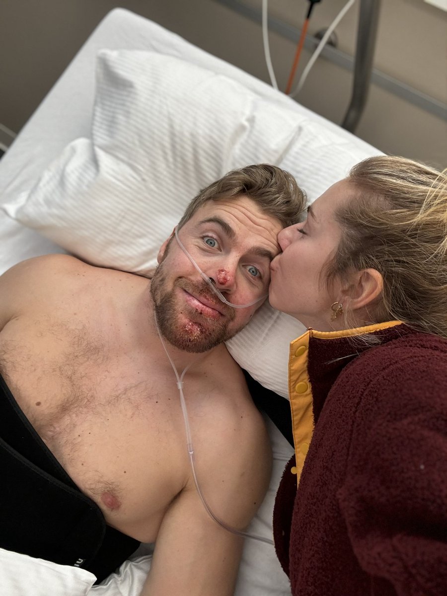 I’m here (and being taken care of by the one and only <a href="/MikaelaShiffrin/">Mikaela Shiffrin ⛷️</a> ❤️‍🩹)…patched up…thank you so much for all of the messages. I’m grateful  for all the words of love and support. This sport can be brutal, but I still love it. 🙏🏻

Will share more later.