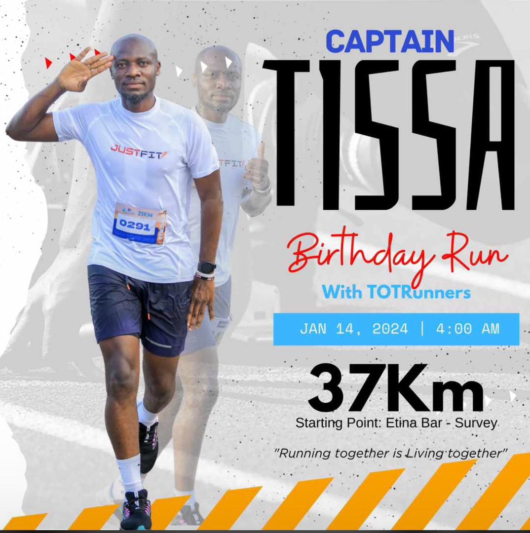 B I R T H D A Y  R U N
Done with 37Km #BirthdayRun

Powered by @JustFittz 
#TOTRunners
#FetchYourBody2024 
#RunningWithSoleAC 
#IPaintedMyRun