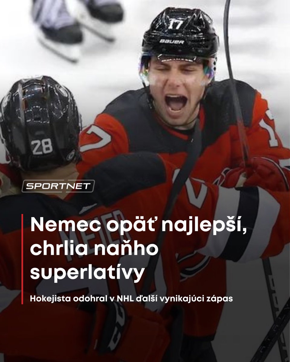 sportnet_sk's tweet photo. 🏒New Jersey Devils odohrali v noci zo soboty na nedeľu zápas na ľade Floridy. Zvíťazili 4:1 a napravili si chuť po dvoch prehrách.
🔊Viac sa dozviete tu▶️ https://t.co/zfmQGHzhWW
#sportnet #nhl #newjerseydevils #devils #simonnemec #nemec https://t.co/txTcbuf7hs