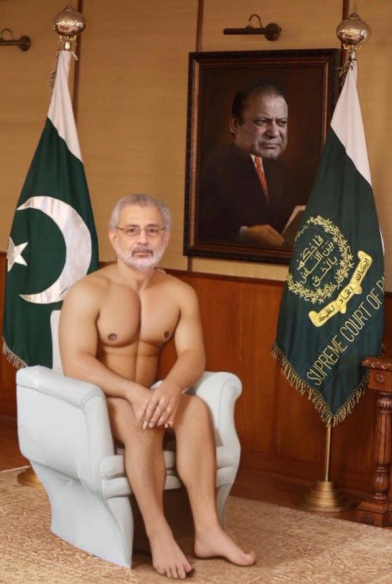 ShezzaRizvi's tweet photo. @steve_hanke How Pakistanis seeing our Supreme Court judge Qazi Faiz https://t.co/zbR6oUscKV