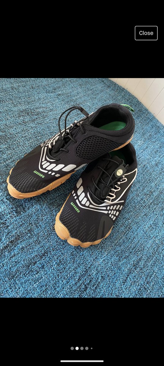 Ashy_the_Bear's tweet photo. New shoes, first time trying barefoot shoes, love them! Toe socks a challenge but, it'll get there! 

#barefoot #barefootshoes #saguaro #saguaroshoes #toeshoes #toesocks https://t.co/4vGcGjYWf1