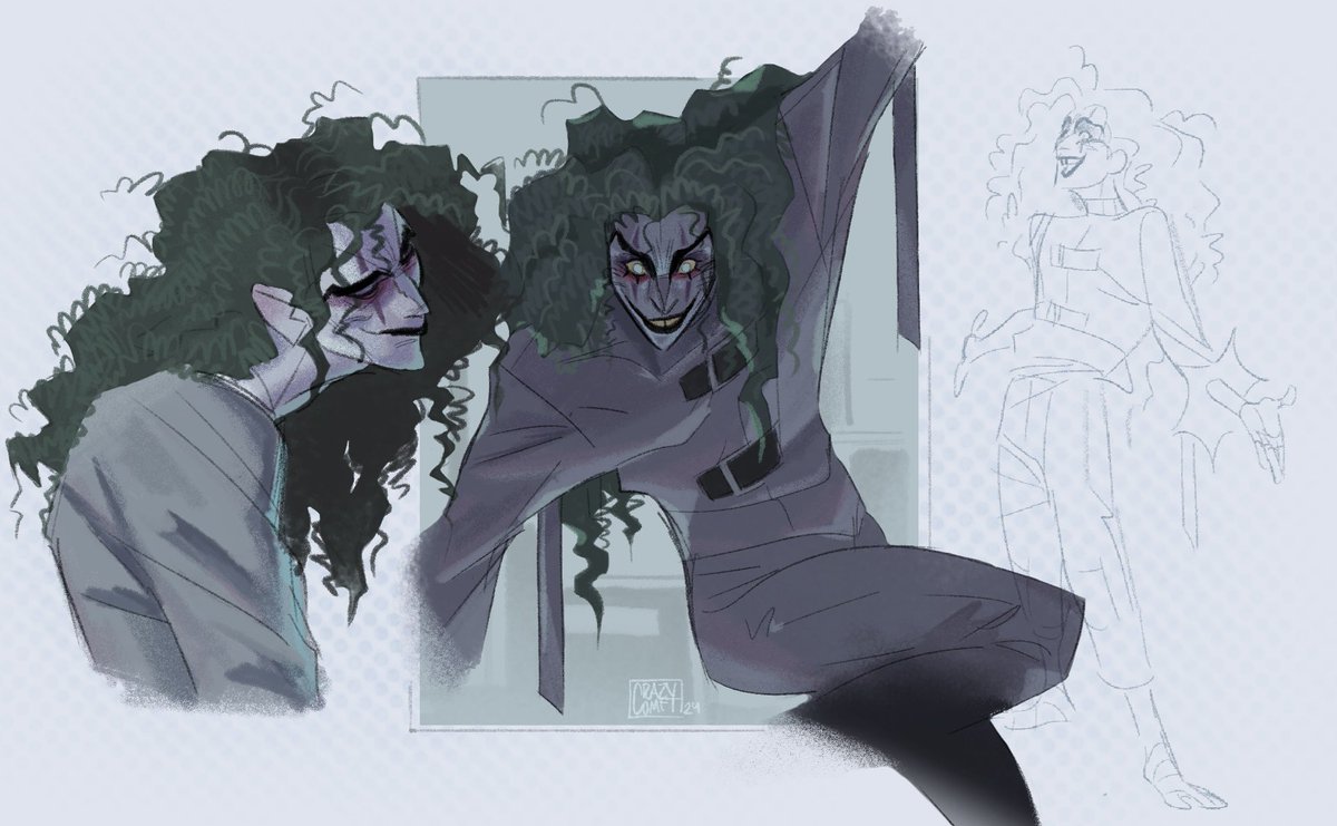 CrazyComet107's tweet image. Joker I think 
#characterdesign